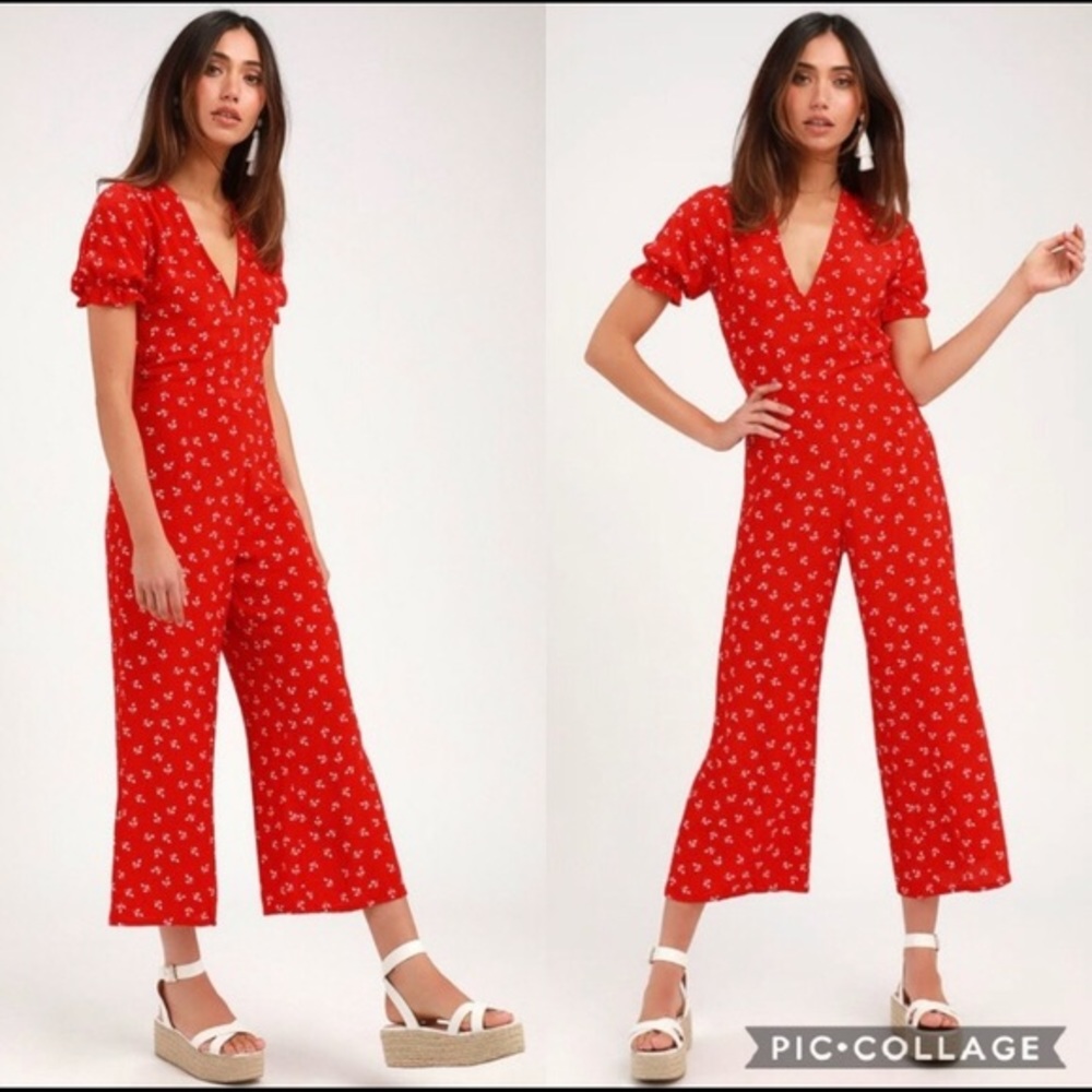 NWT Faithfull The Brand MALLORY Jumpsuit Jeanne Print / Size 4